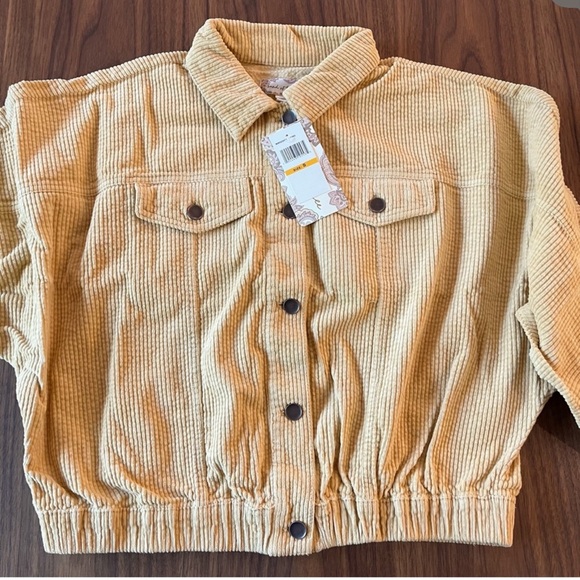 Band Of The Free yellow corduroy jacket, Sand
- size small - Picture 5 of 10